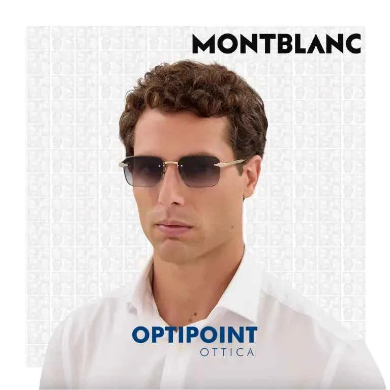 MONTBLANC MB0456S 001 ORO OCCHIALI DA SOLE