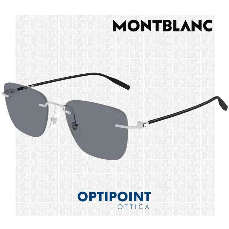 MONTBLANC MB0470S 002 ARGENTO OCCHIALI DA SOLE