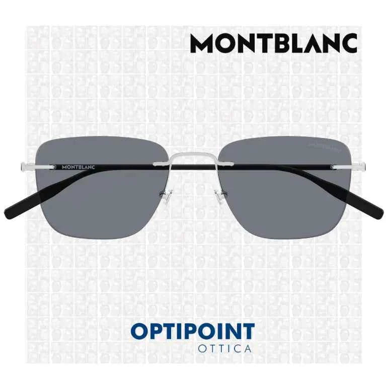 MONTBLANC MB0470S 002 ARGENTO OCCHIALI DA SOLE