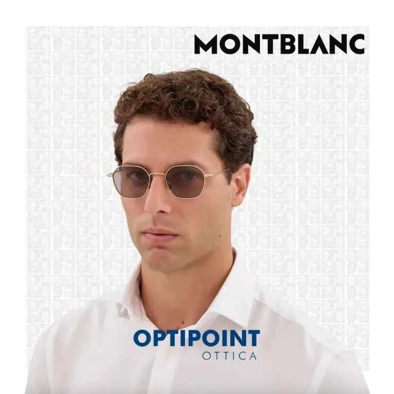 MONTBLANC MB0472S 003 ORO OCCHIALI DA SOLE