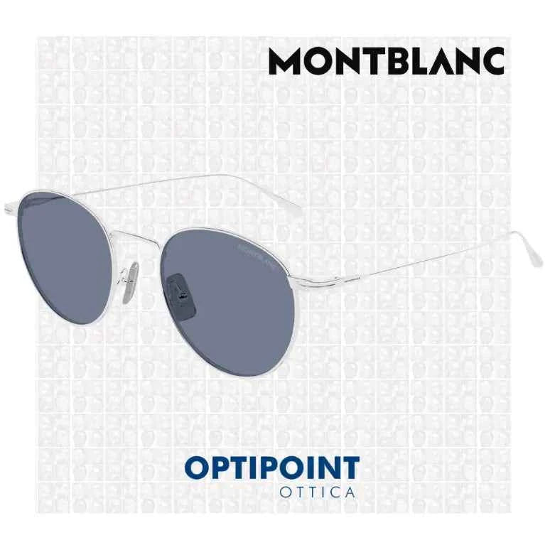 MONTBLANC MB0473S 002 ARGENTO OCCHIALI DA SOLE