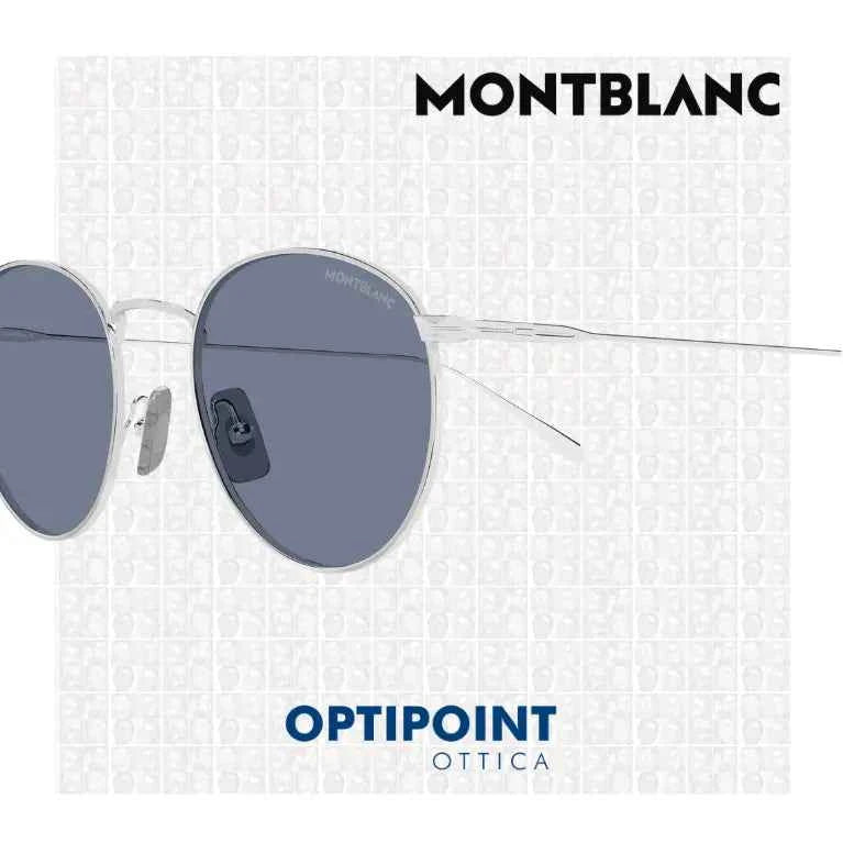 MONTBLANC MB0473S 002 ARGENTO OCCHIALI DA SOLE