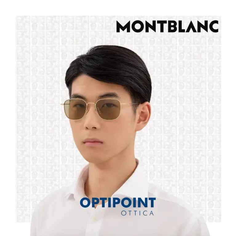 MONTBLANC MB0477SA 002 ORO OCCHIALI DA SOLE