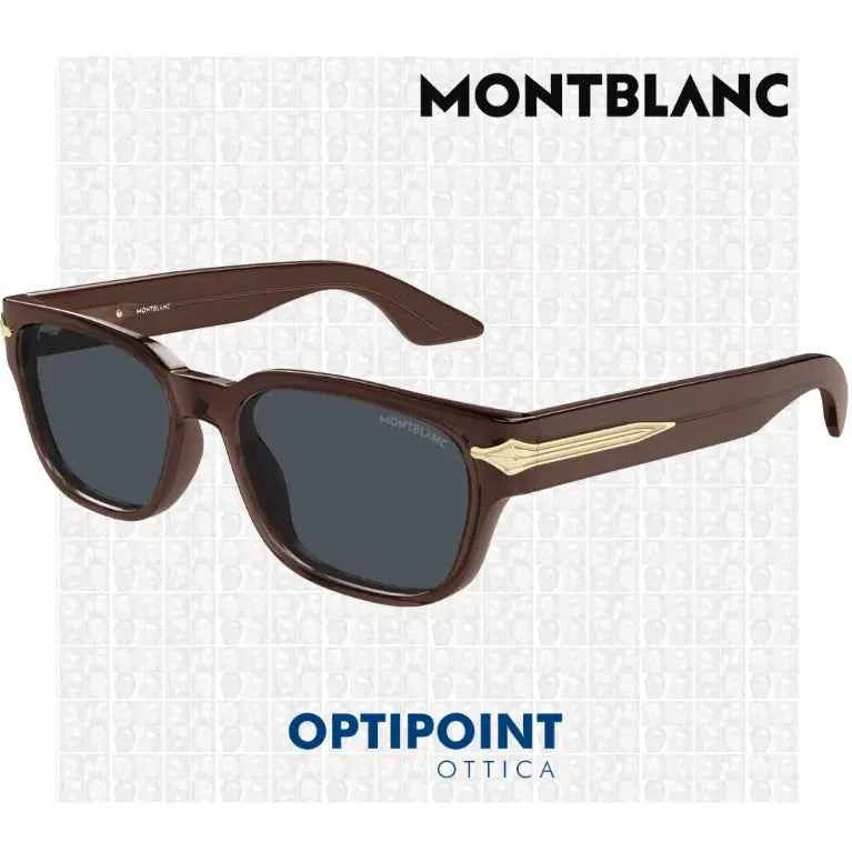 MONTBLANC MB0479S 003 MARRONE OCCHIALI DA SOLE