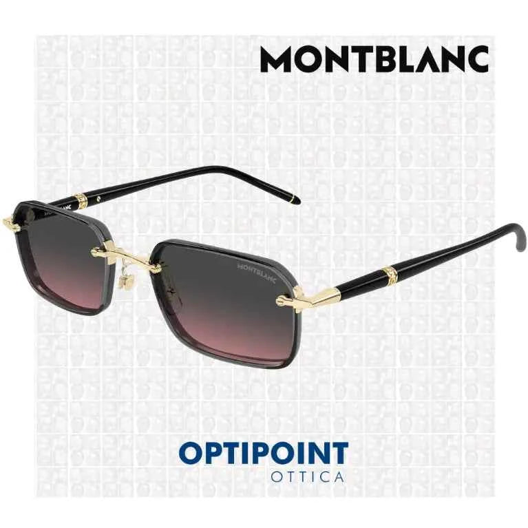 MONTBLANC MB0483S 003 ORO NERO OCCHIALI DA SOLE