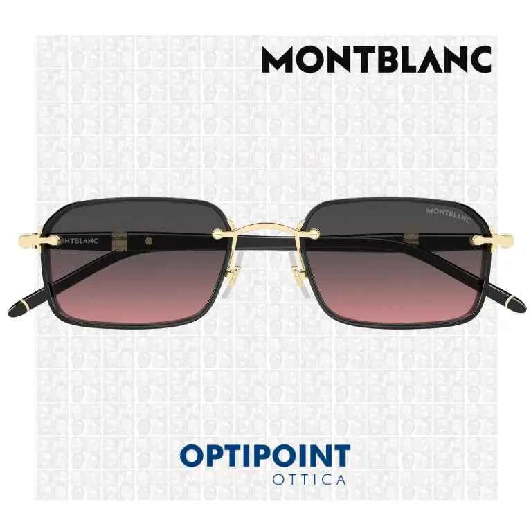 MONTBLANC MB0483S 003 ORO NERO OCCHIALI DA SOLE