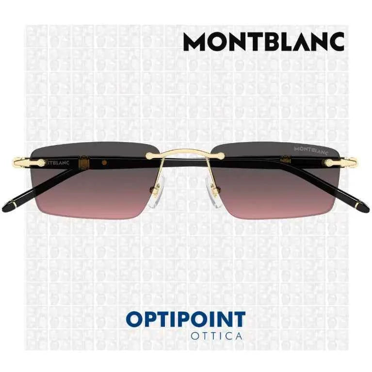 MONTBLANC MB0484S 003 ORO NERO OCCHIALI DA SOLE