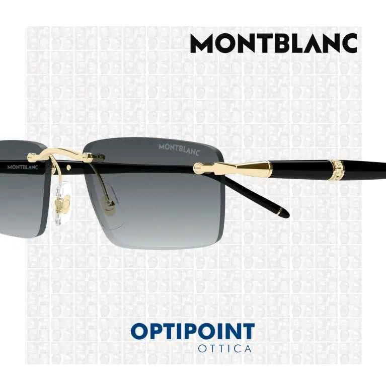 MONTBLANC MB0484S 001 ORO NERO OCCHIALI DA SOLE