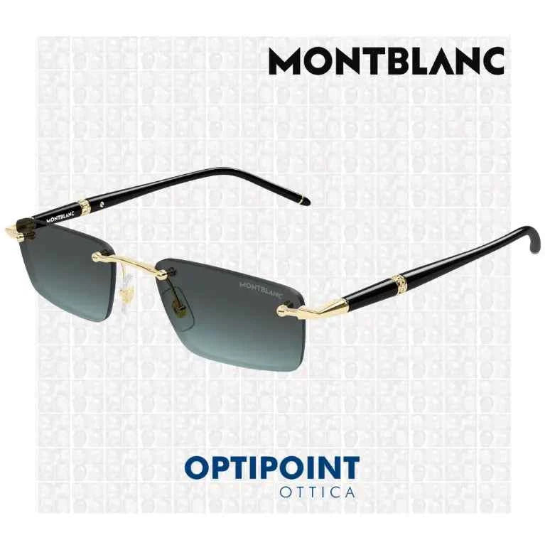 MONTBLANC MB0484S 004 ORO NERO OCCHIALI DA SOLE