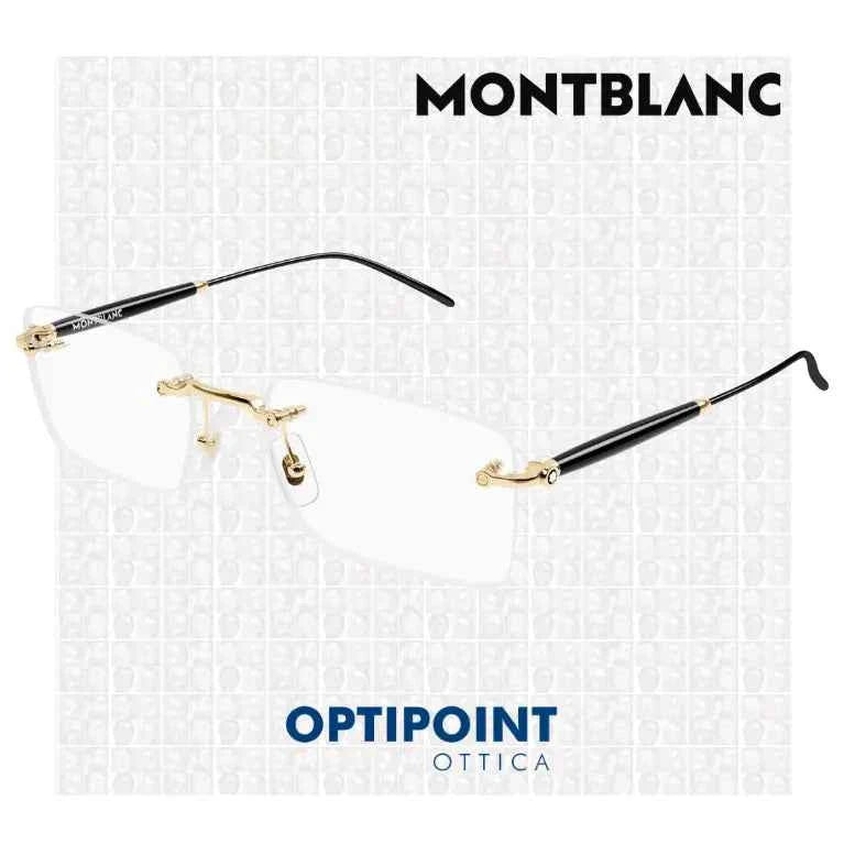 MONTBLANC MB0411O 001 NERO ORO OCCHIALI DA VISTA