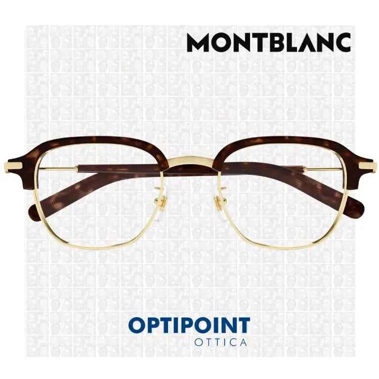 MONTBLANC MB0390O 003 ORO HAVANA OCCHIALI DA VISTA