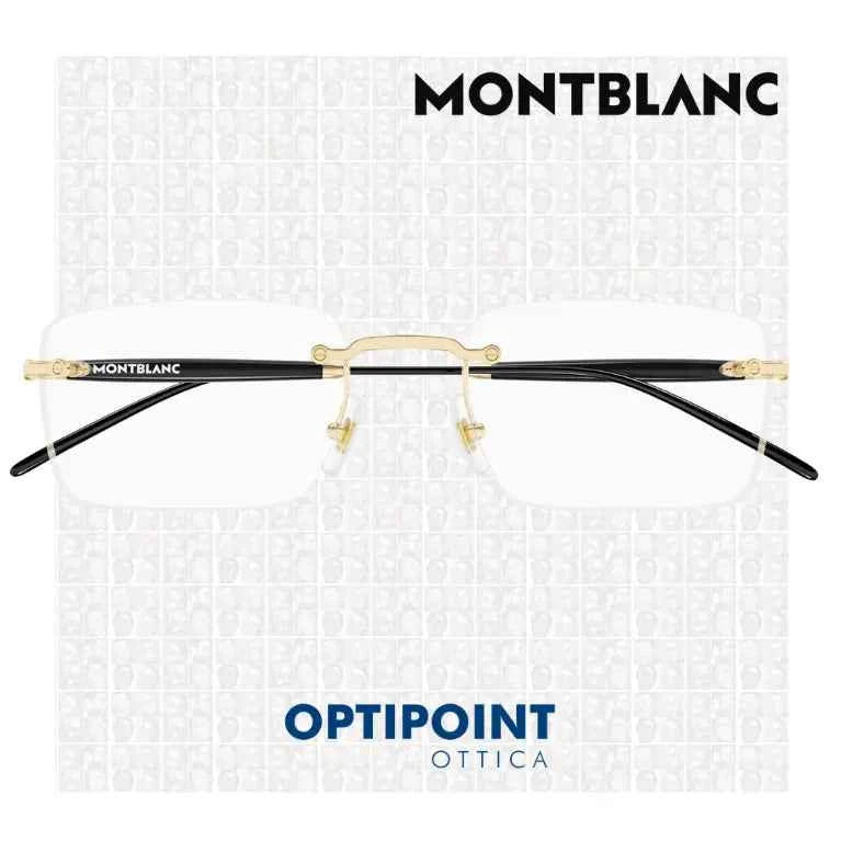 MONTBLANC MB0411O 001 NERO ORO OCCHIALI DA VISTA