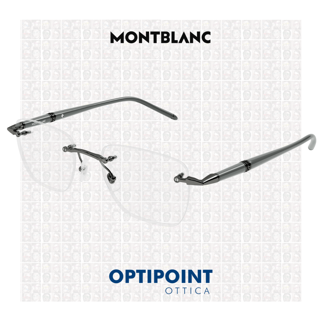 MONTBLANC MB0346O 003 GRIGIO OCCHIALI DA VISTA - Optipoint - Lux S.r.l.