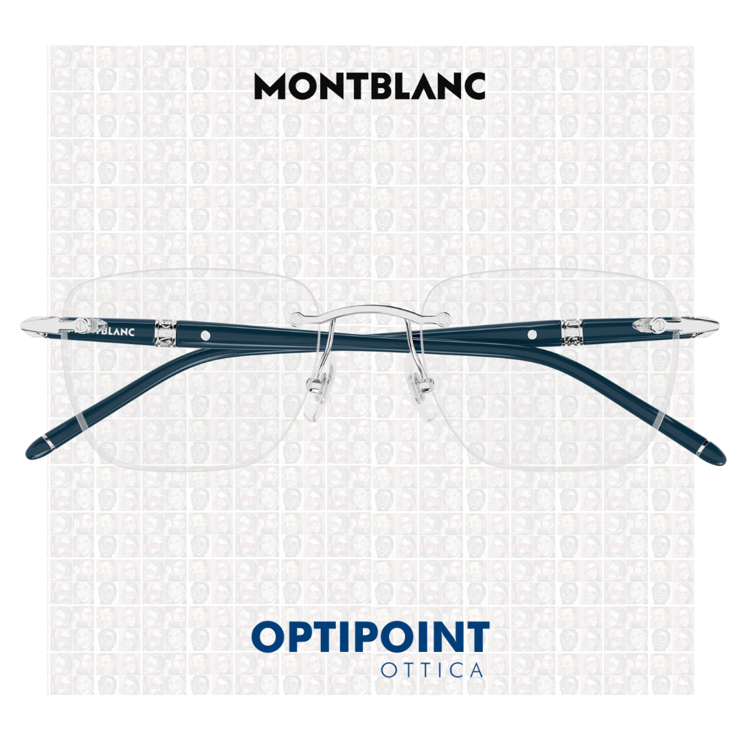 MONTBLANC MB0346O 002 BLU OCCHIALI DA VISTA - Optipoint - Lux S.r.l.