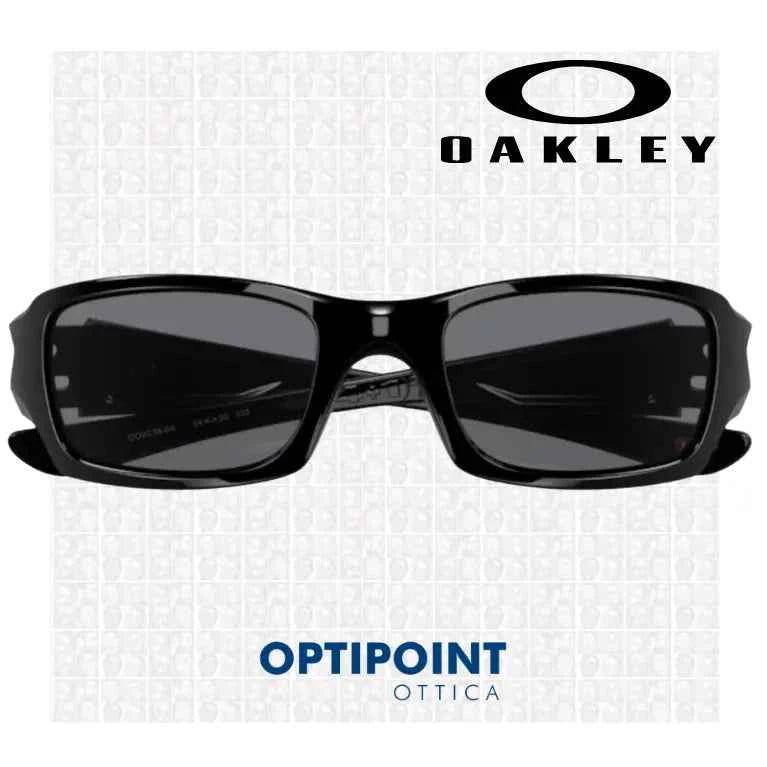 OAKLEY FIVES SQUARED NERO LUCIDO OCCHIALI DA SOLE