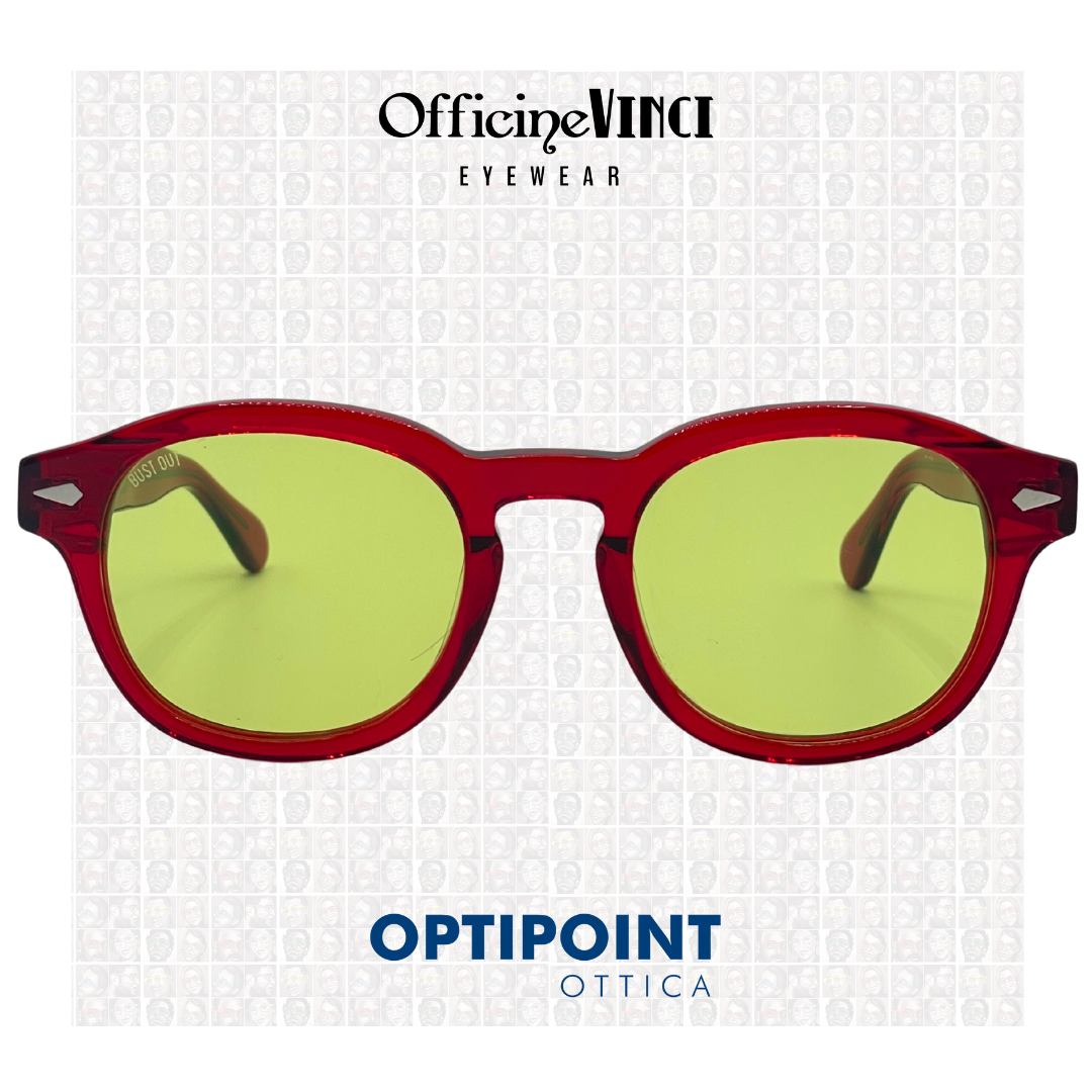 OFFICINE VINCI YORK ROSSO OCCHIALI DA SOLE - Optipoint - Lux S.r.l.