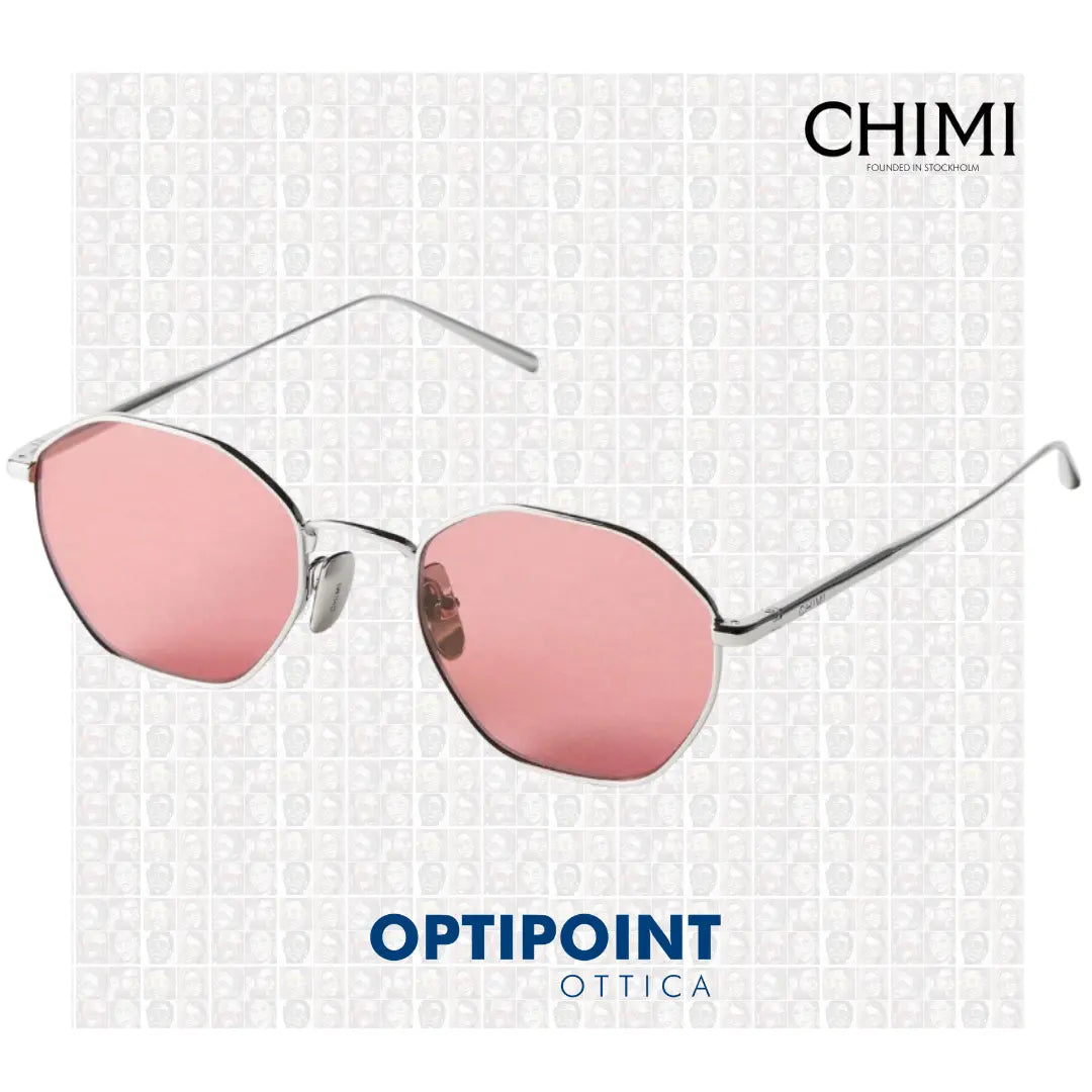 CHIMI OCTAGON ARGENTO OCCHIALI DA SOLE