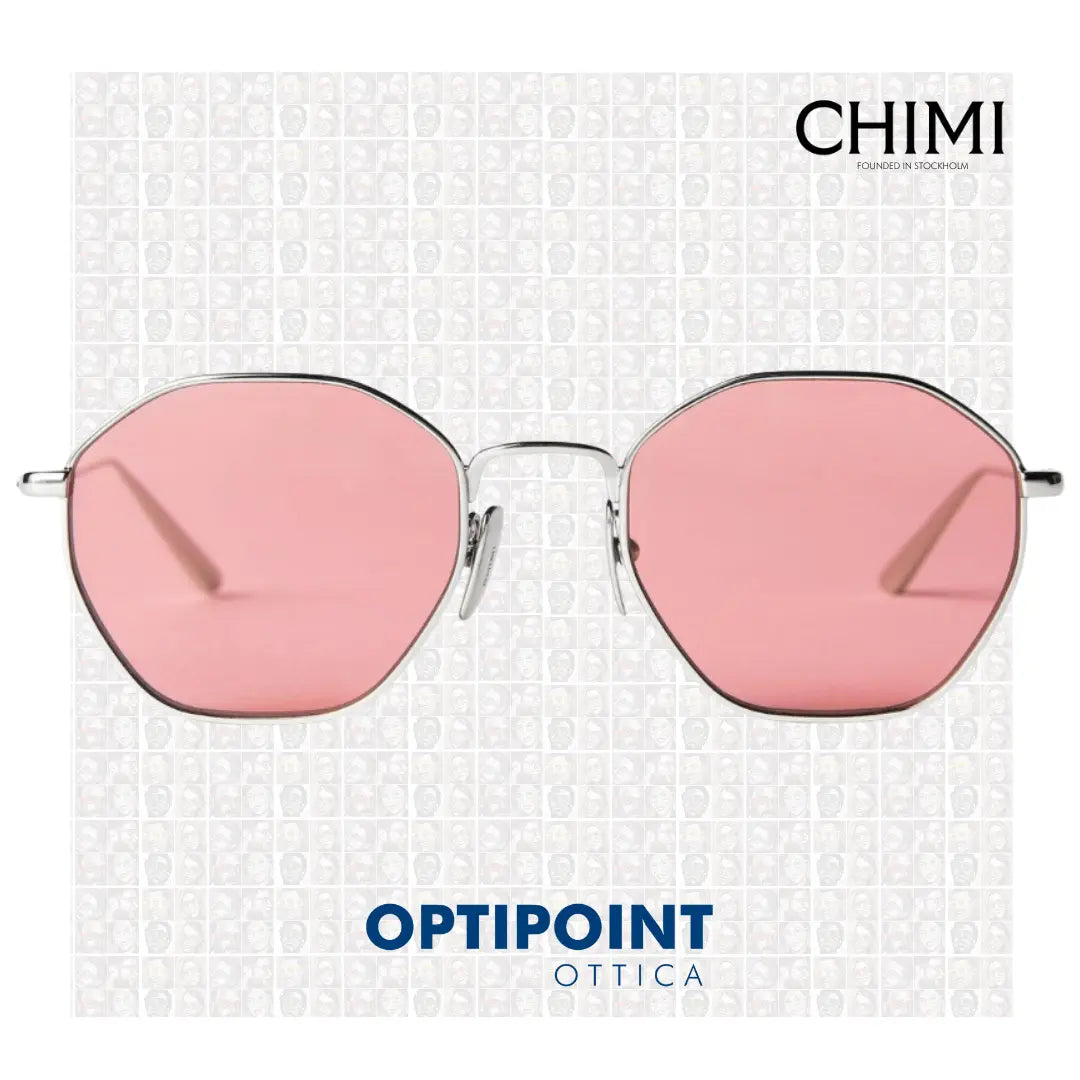 CHIMI OCTAGON ARGENTO OCCHIALI DA SOLE