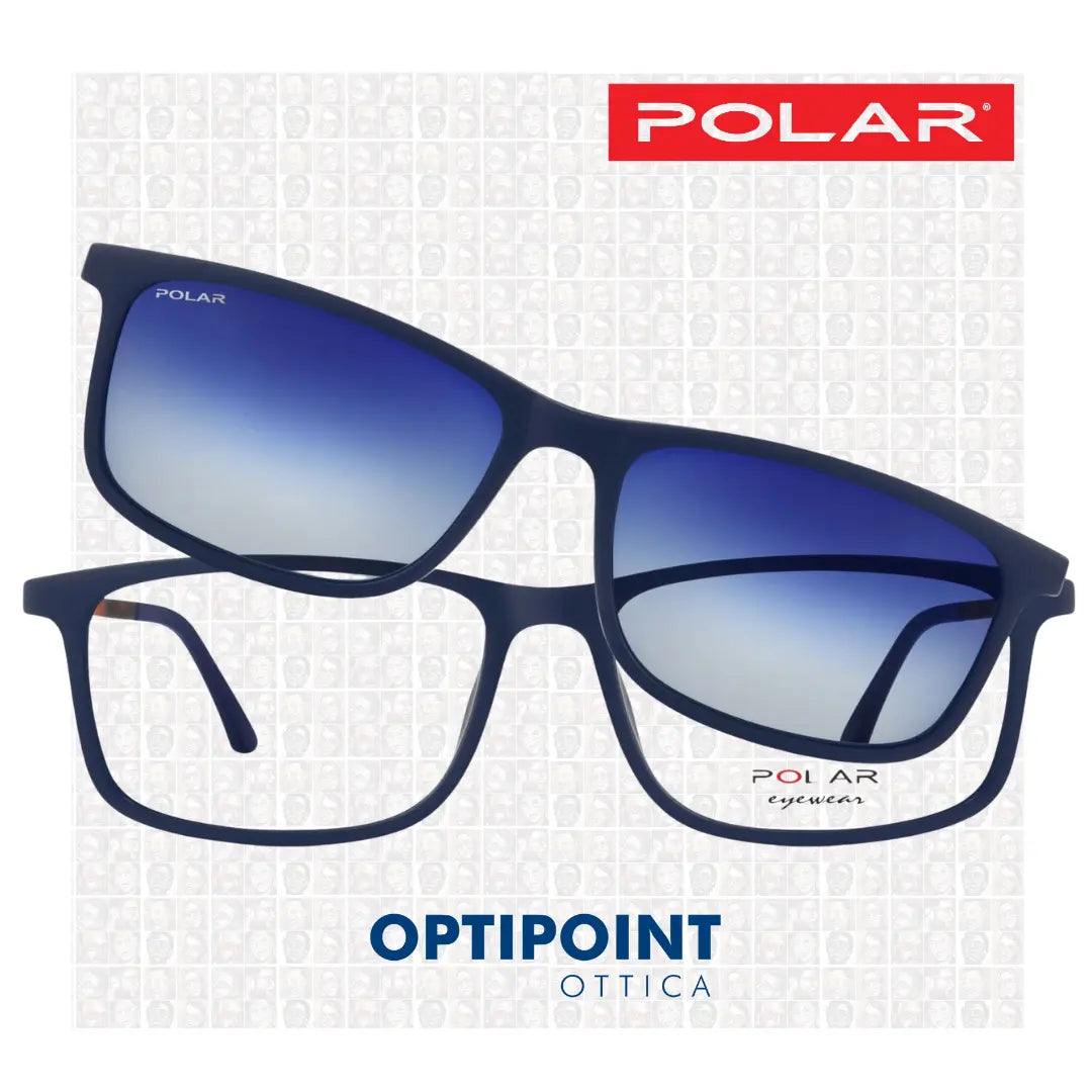 POLAR CLIP-ON 401 - 420 BLU OCCHIALI DA VISTA