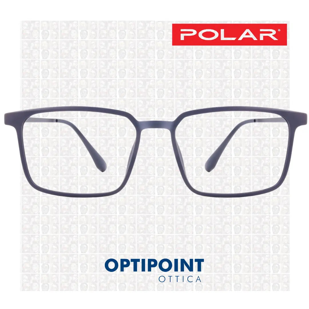 POLAR CLIP-ON 605 - 20 BLU OPACO OCCHIALI DA VISTA