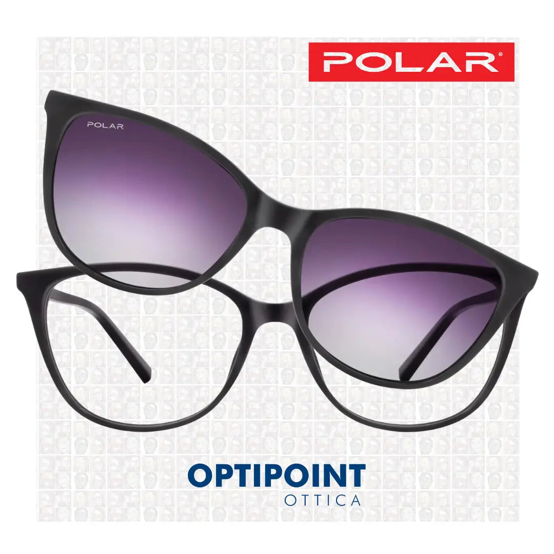 POLAR CLIP-ON 624 - 77 NERO OCCHIALI DA VISTA