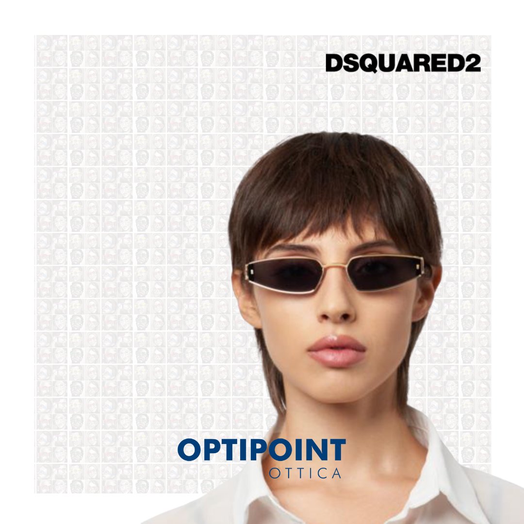 DSQUARED D2 0168/S NERO ORO OCCHIALI DA SOLE - Optipoint - Lux S.r.l.