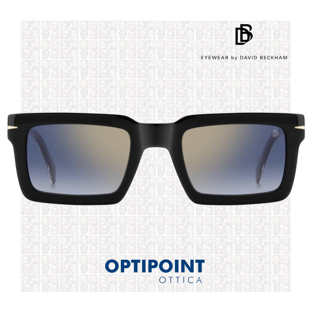 DAVIDE BECKHAM DB7126/S 2M2IV NERO OCCHIALI DA SOLE - Optipoint - Lux S.r.l.