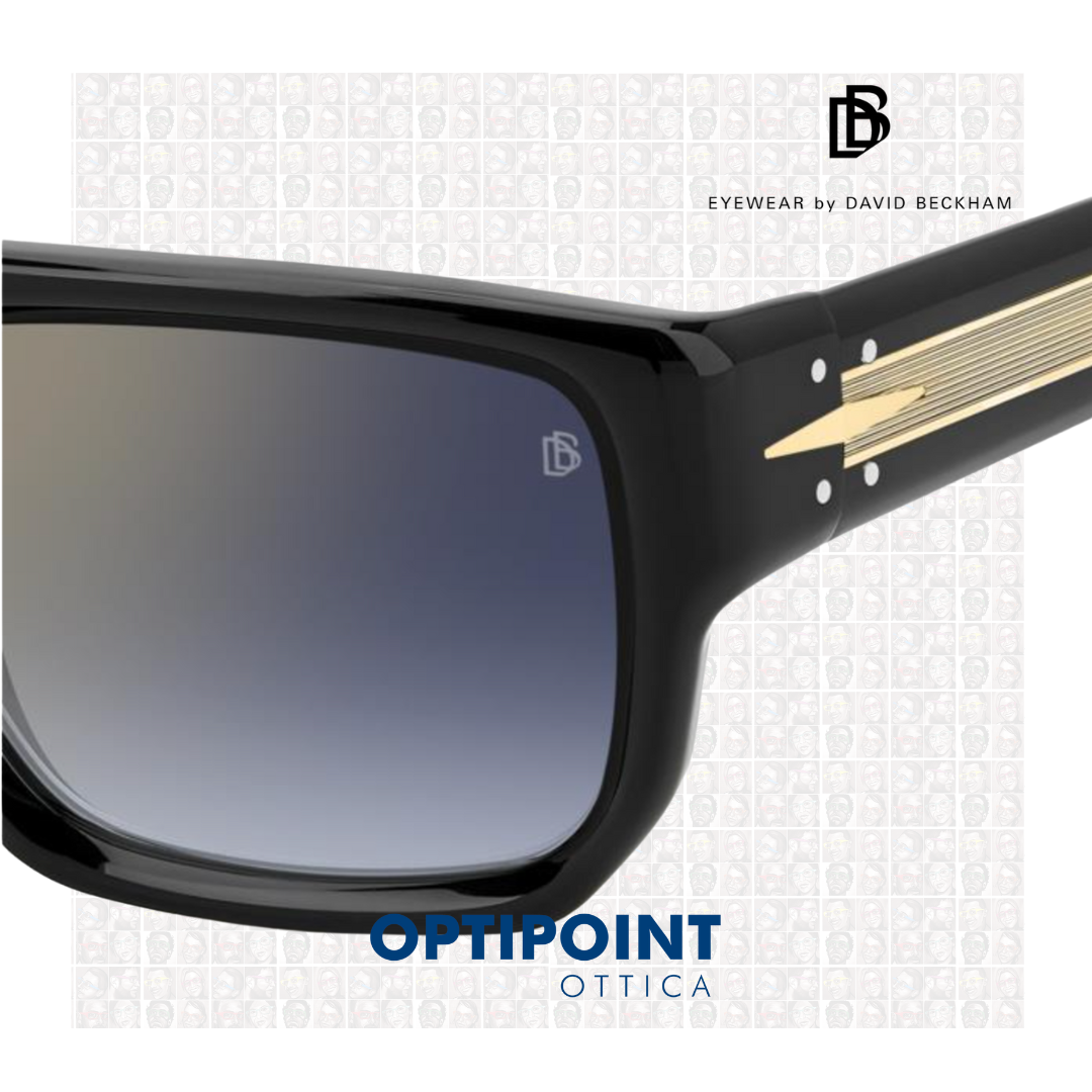 DAVIDE BECKHAM DB7132/S 8071V NERO OCCHIALI DA SOLE - Optipoint - Lux S.r.l.
