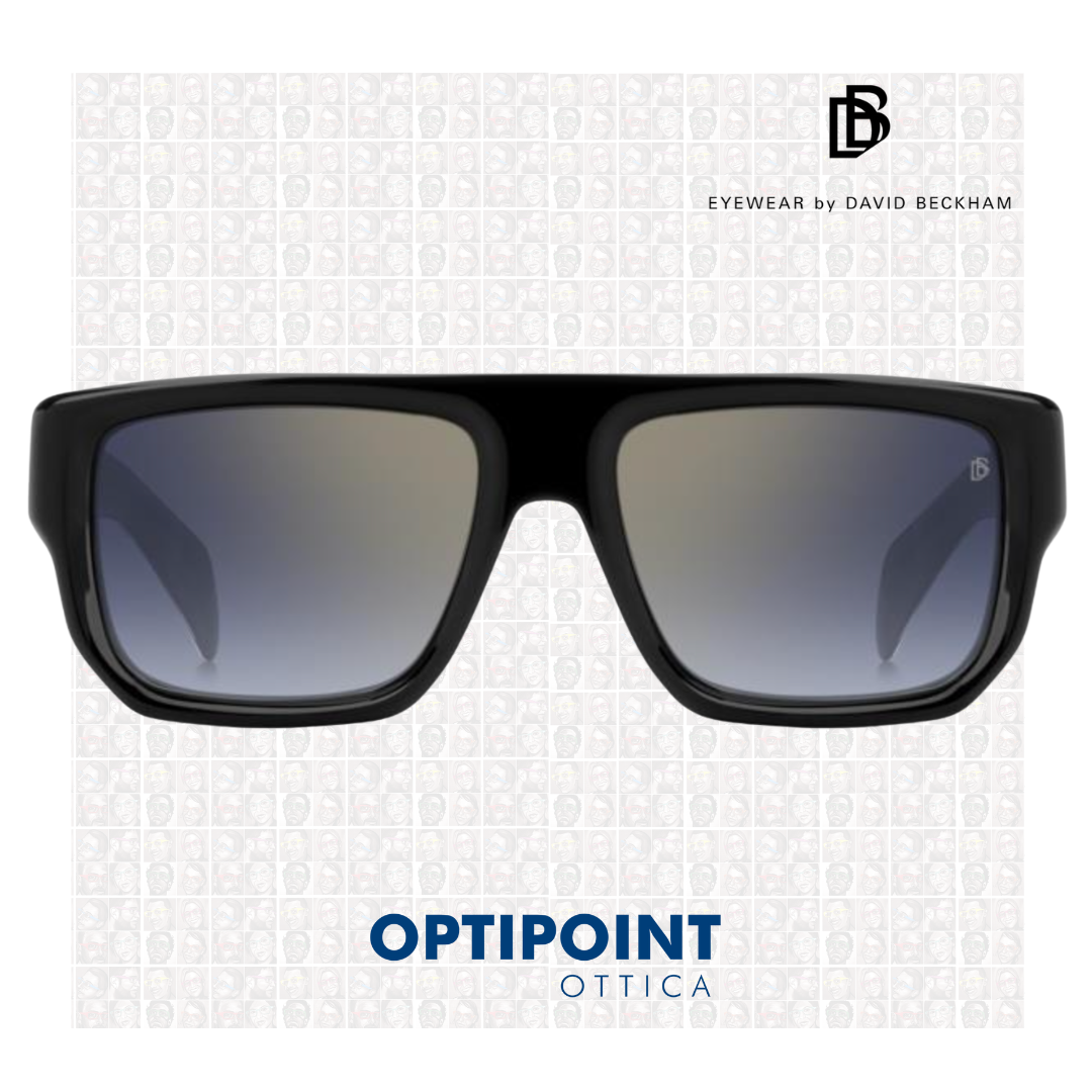 DAVIDE BECKHAM DB7132/S 8071V NERO OCCHIALI DA SOLE - Optipoint - Lux S.r.l.