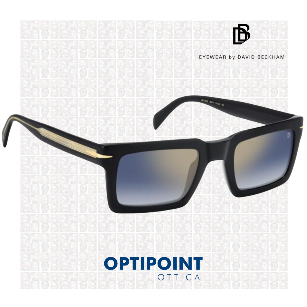 DAVIDE BECKHAM DB7126/S 2M2IV NERO OCCHIALI DA SOLE - Optipoint - Lux S.r.l.