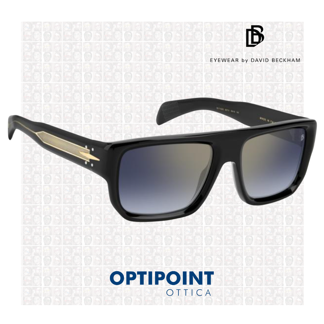 DAVIDE BECKHAM DB7132/S 8071V NERO OCCHIALI DA SOLE - Optipoint - Lux S.r.l.