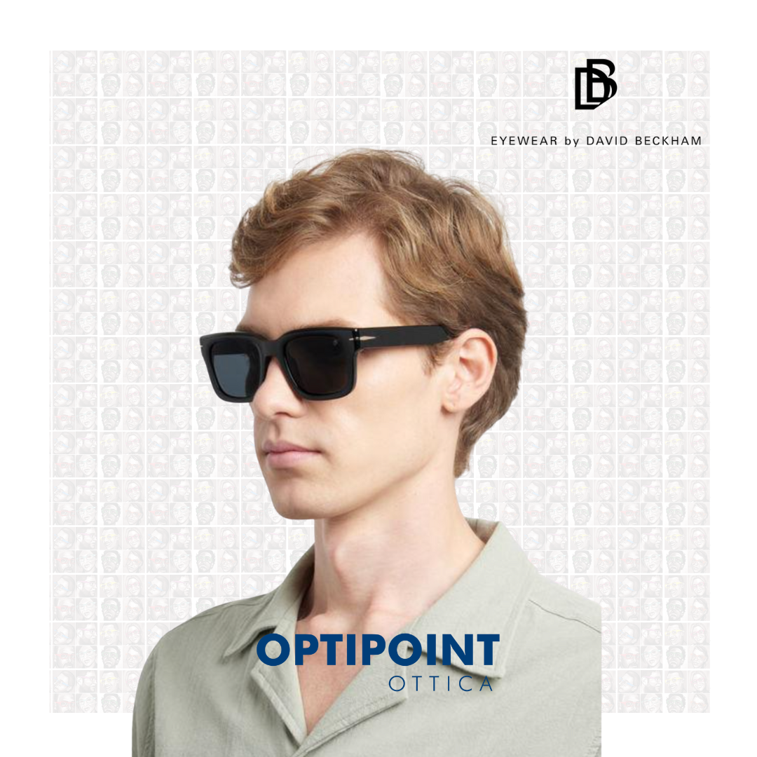 DAVIDE BECKHAM DB7100/S 807F9 NERO OCCHIALI DA SOLE - Optipoint - Lux S.r.l.