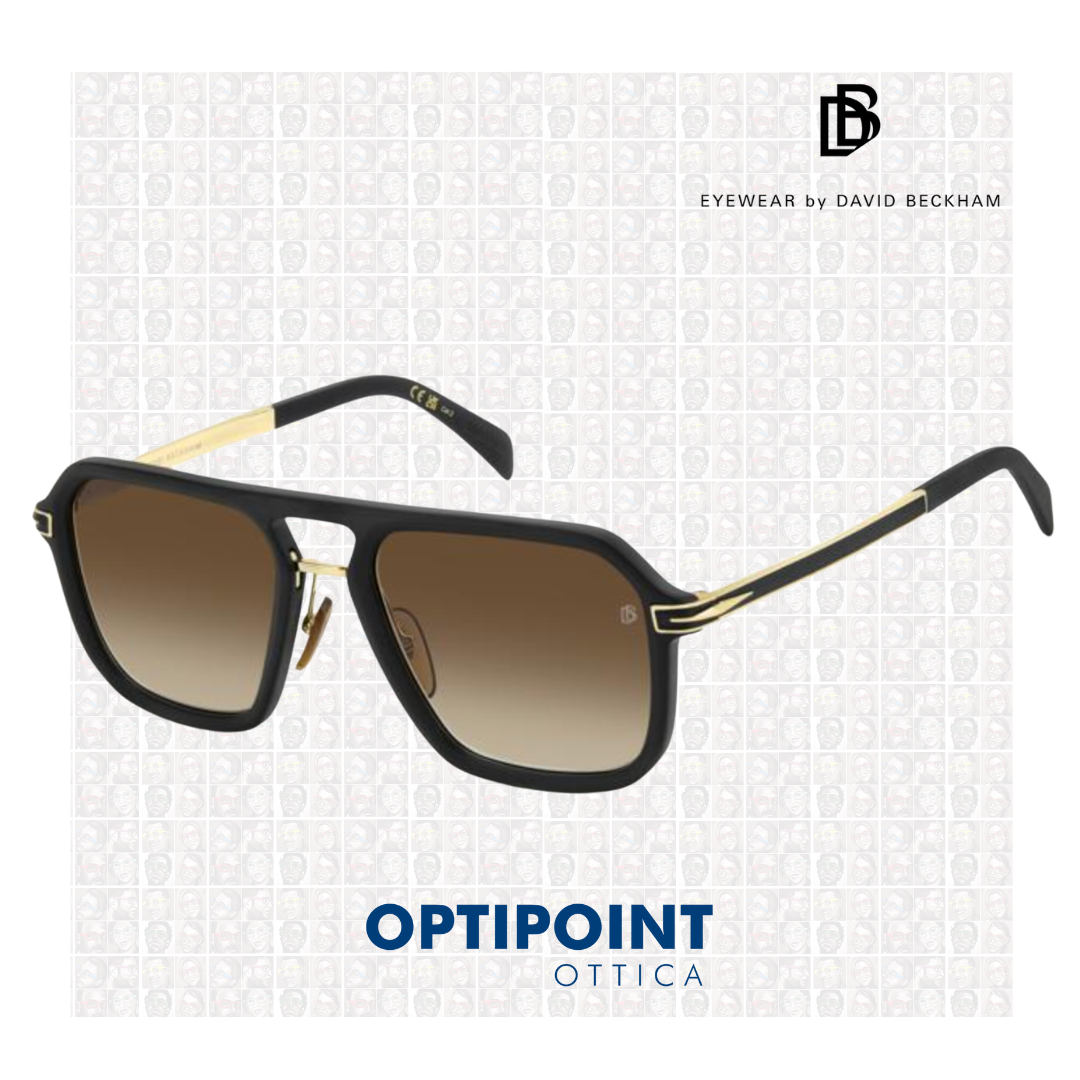 DAVIDE BECKHAM DB7136/S I46MT NERO OCCHIALI DA SOLE - Optipoint - Lux S.r.l.