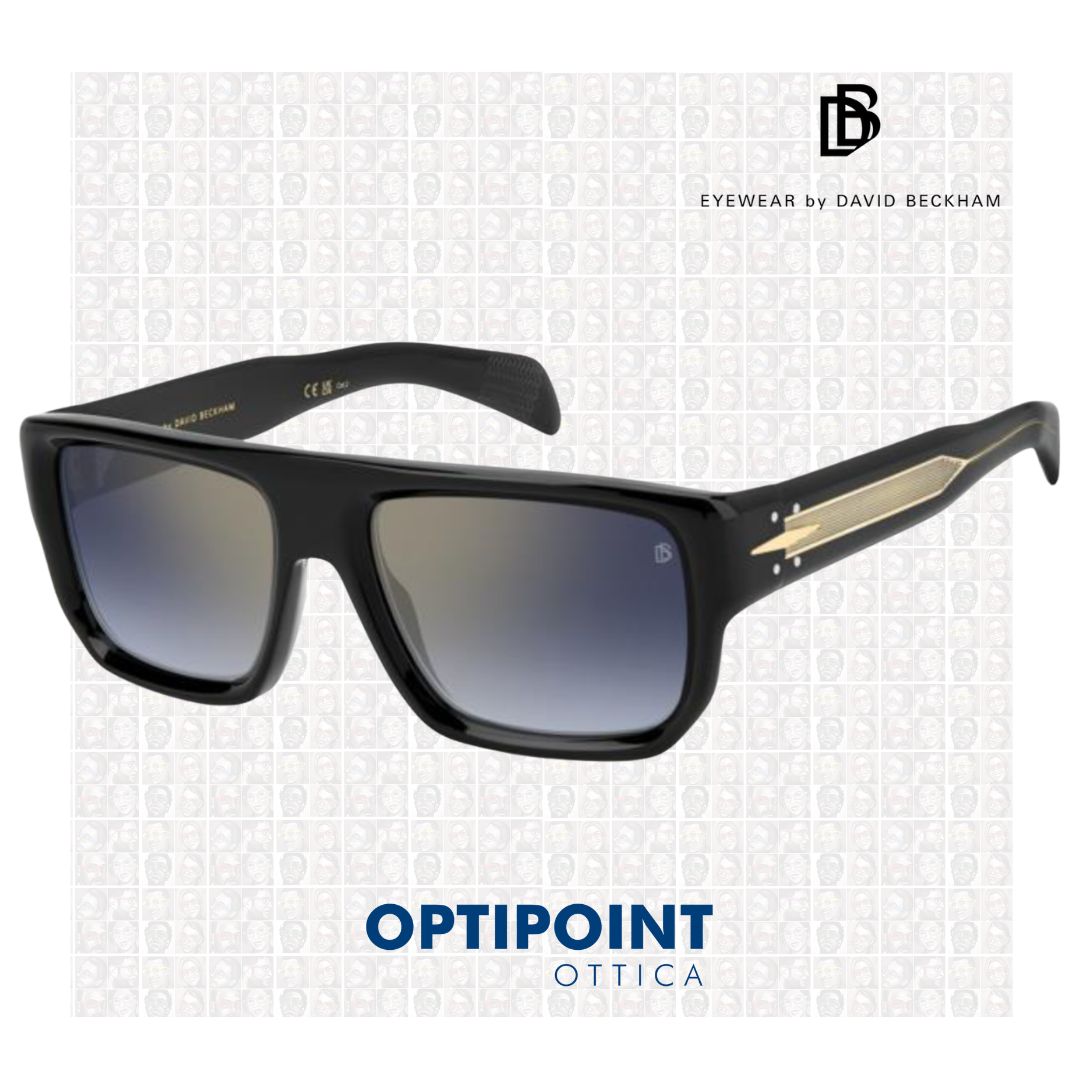 DAVIDE BECKHAM DB7132/S 8071V NERO OCCHIALI DA SOLE - Optipoint - Lux S.r.l.