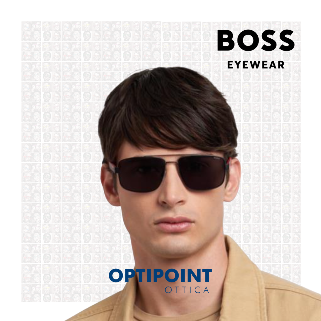 HUGO BOSS HG1338/S R80 GRIGIO OCCHIALI DA SOLE - Optipoint - Lux S.r.l.