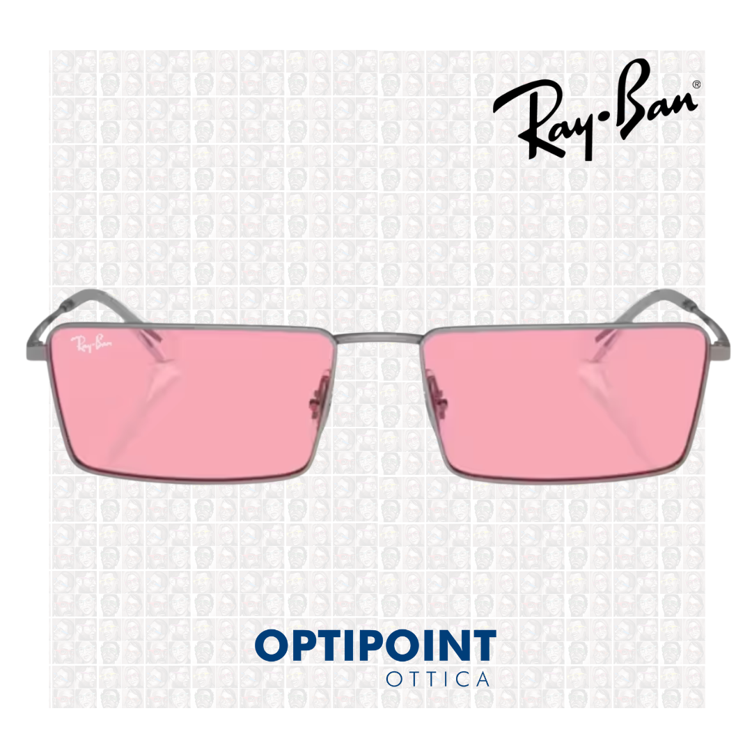 RayBan 0RB3741 004/84 ARGENTO OCCHIALI DA SOLE - Optipoint - Lux S.r.l.