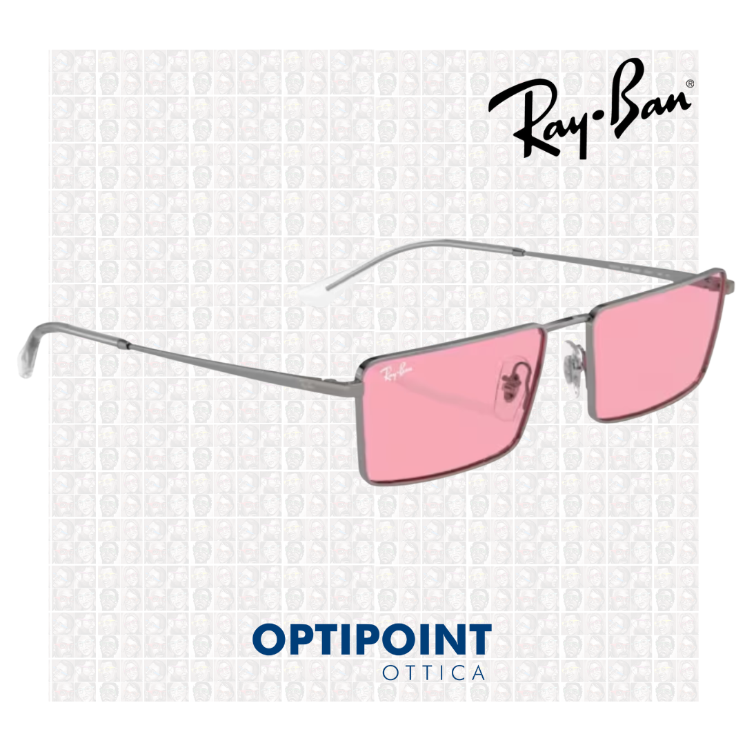 RayBan 0RB3741 004/84 ARGENTO OCCHIALI DA SOLE - Optipoint - Lux S.r.l.
