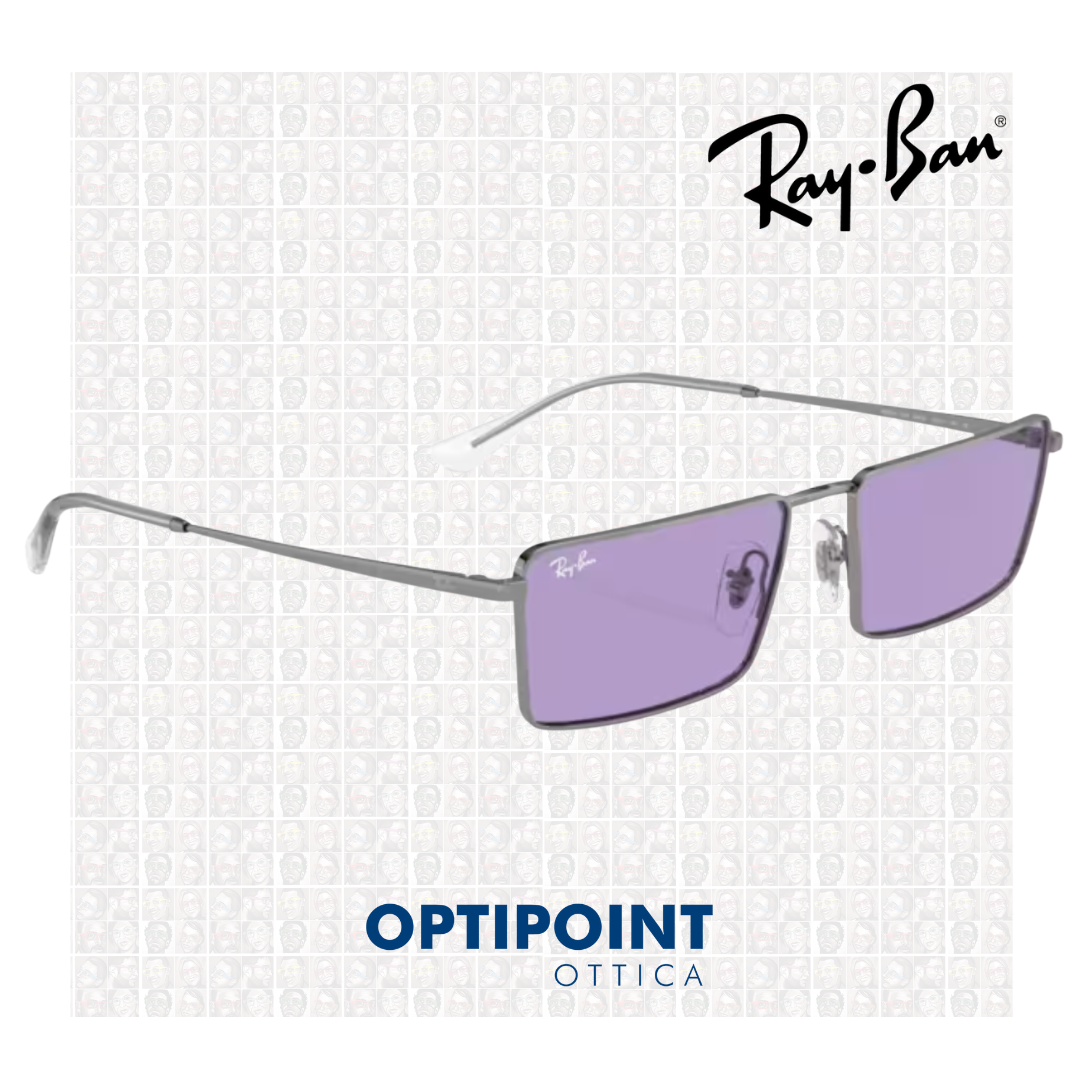 RayBan 0RB3741 004/1A ARGENTO OCCHIALI DA SOLE - Optipoint - Lux S.r.l.