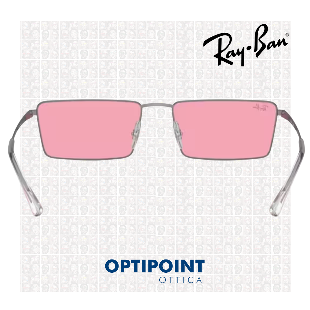 RayBan 0RB3741 004/84 ARGENTO OCCHIALI DA SOLE - Optipoint - Lux S.r.l.