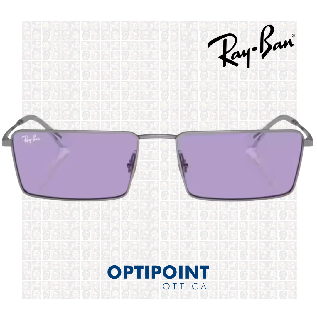 RayBan 0RB3741 004/1A ARGENTO OCCHIALI DA SOLE - Optipoint - Lux S.r.l.