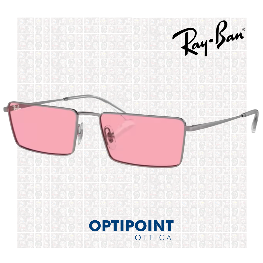 RayBan 0RB3741 004/84 ARGENTO OCCHIALI DA SOLE - Optipoint - Lux S.r.l.