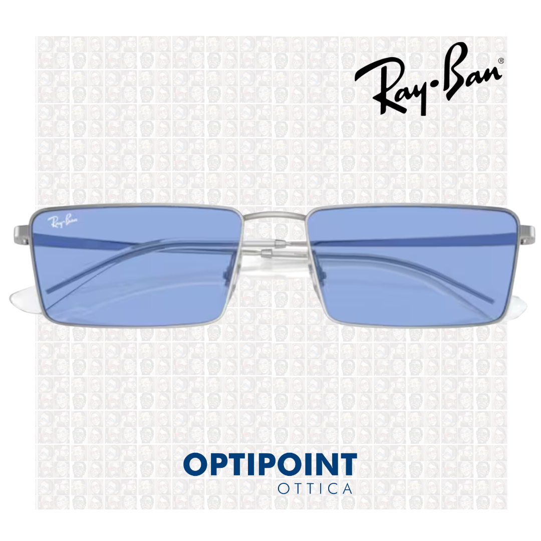RayBan 0RB3741 003/80 ARGENTO OCCHIALI DA SOLE - Optipoint - Lux S.r.l.