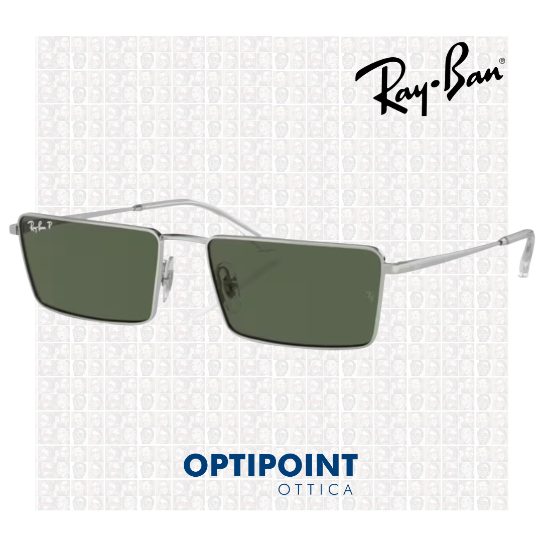 RayBan 0RB3741 003/9A ARGENTO OCCHIALI DA SOLE - Optipoint - Lux S.r.l.