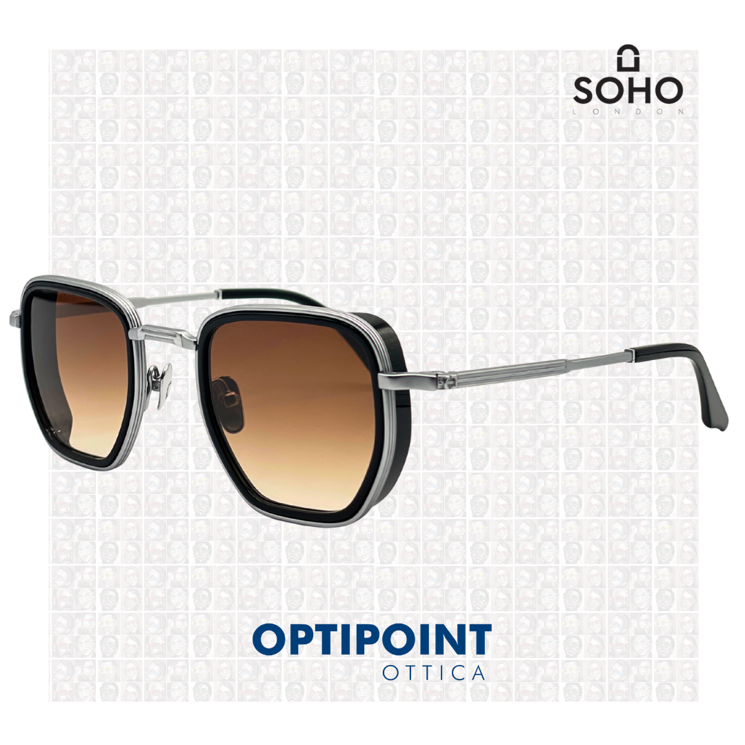 SOHO CAMDEN NERO ARGENTO OCCHIALI DA SOLE - Optipoint - Lux S.r.l.