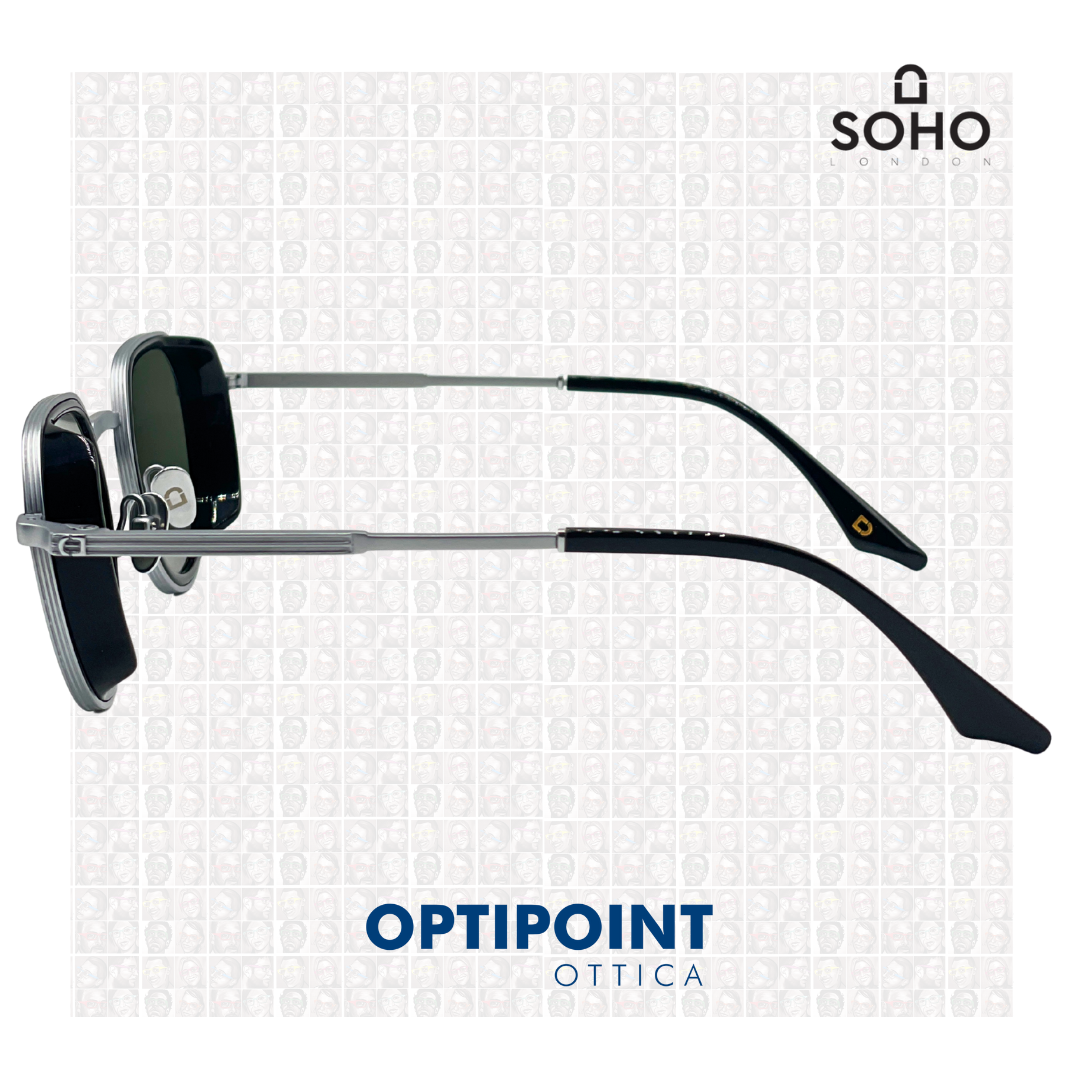 SOHO BARNET ARGENTO - NERO OCCHIALI DA SOLE - Optipoint - Lux S.r.l.