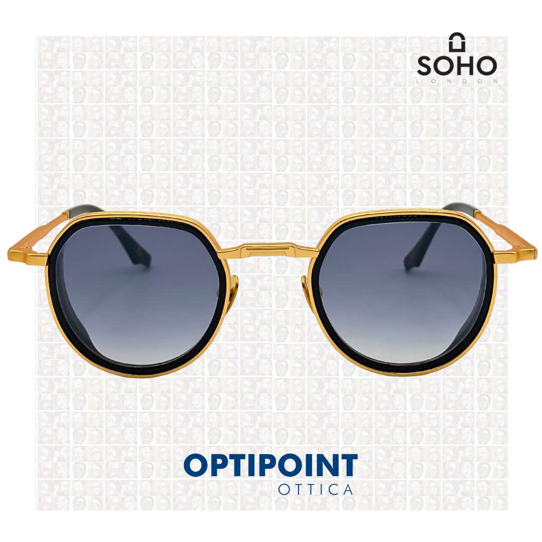 SOHO BARNET ORO - NERO OCCHIALI DA SOLE - Optipoint - Lux S.r.l.