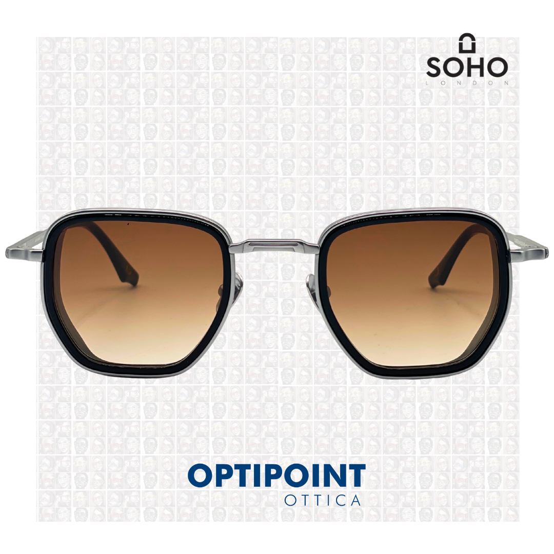 SOHO CAMDEN NERO ARGENTO OCCHIALI DA SOLE - Optipoint - Lux S.r.l.