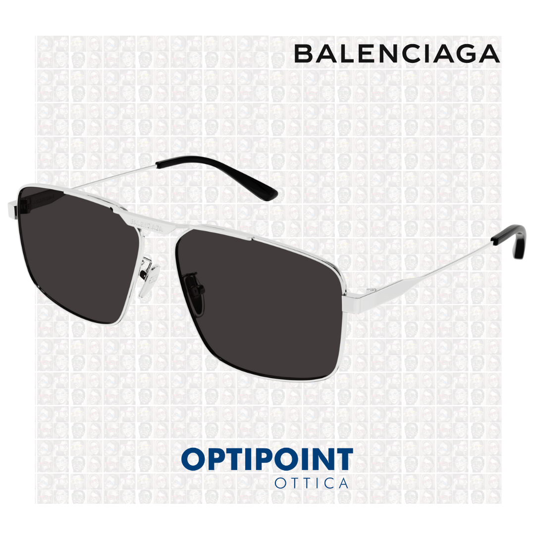 BALENCIAGA BB0418SK 002 ARGENTO OCCHIALI DA SOLE - Optipoint - Lux S.r.l.