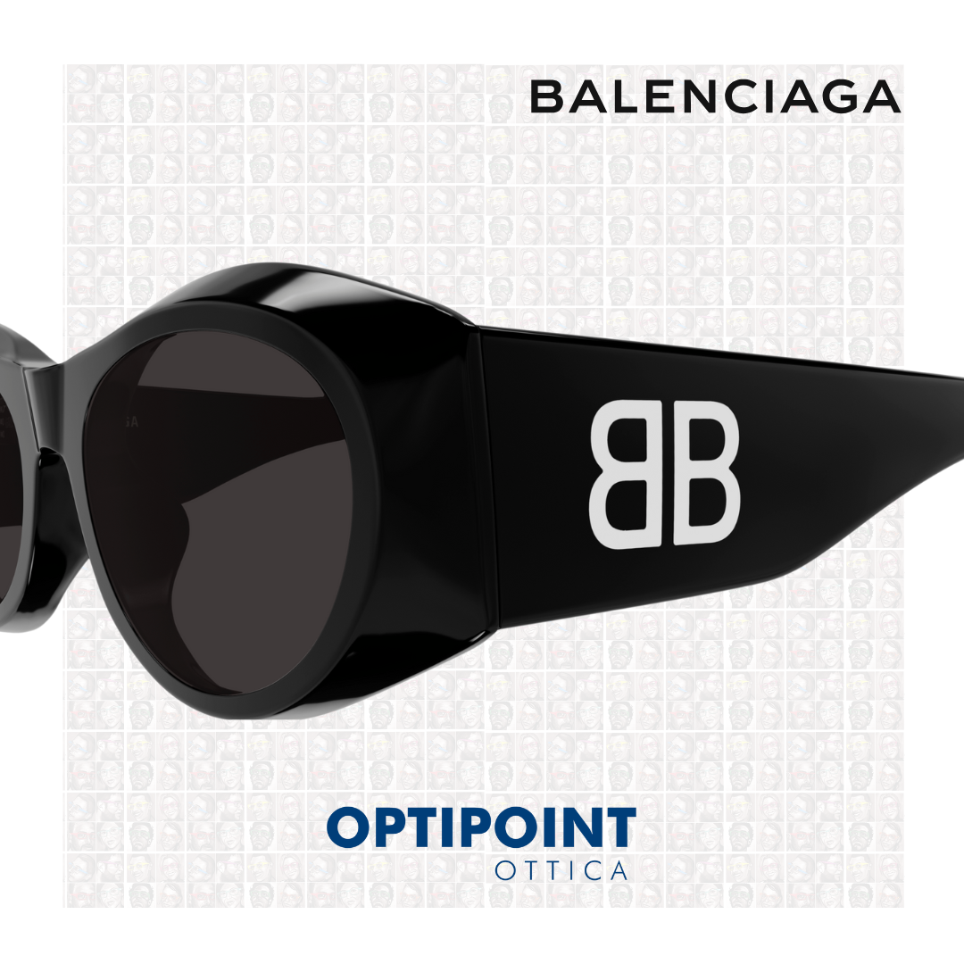 BALENCIAGA BB0396SK 001 NERO OCCHIALI DA SOLE - Optipoint - Lux S.r.l.