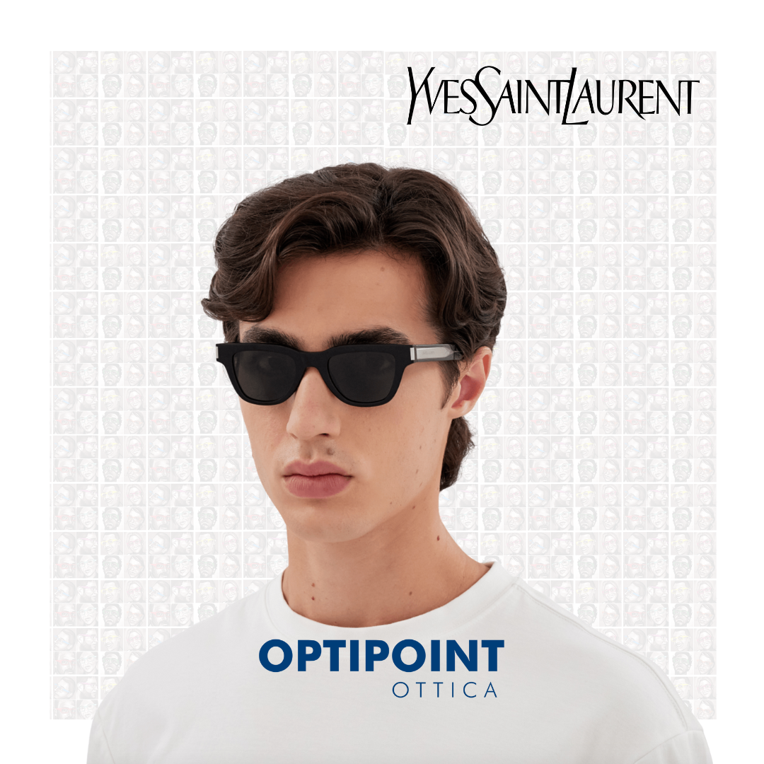 SAINT LAURENT SL789 JACQUES 001 NERO OCCHIALI DA SOLE - Optipoint - Lux S.r.l.